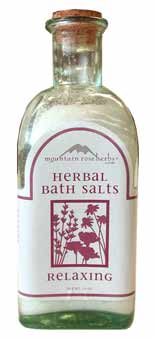 relaxing herbal bath